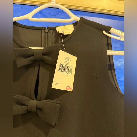 Kate Spade Black Shell Top With Bows - Picture 2 of 7